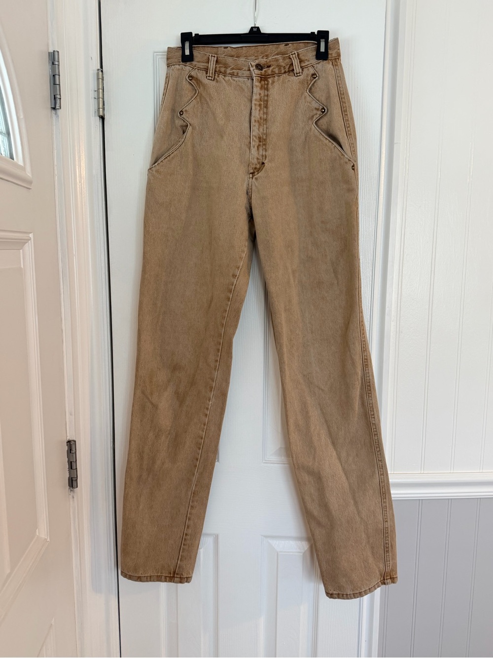 Vintage Roper Women's Straight-Leg Jeans in Light Brown